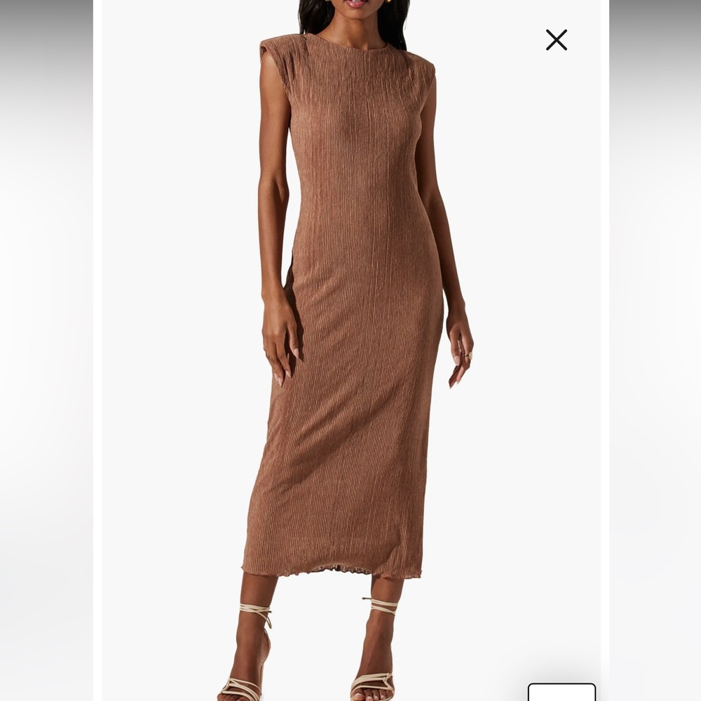 Plissé Maxi Dress by ASTR THE LABEL